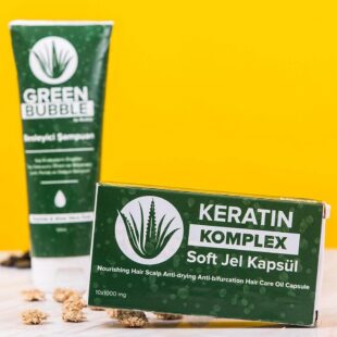 Green Bubble Soft Gel Keratin Capsules